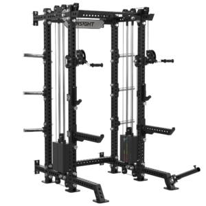 RR-WMHR-75-02 Wall-Mounted Half Rack With Dual Pulley