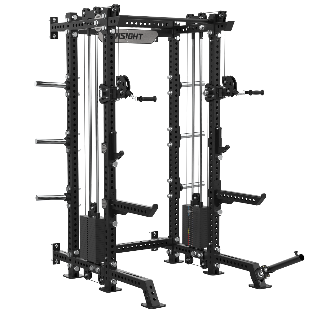 RR-WMHR-75-02 Wall-Mounted Half Rack With Dual Pulley