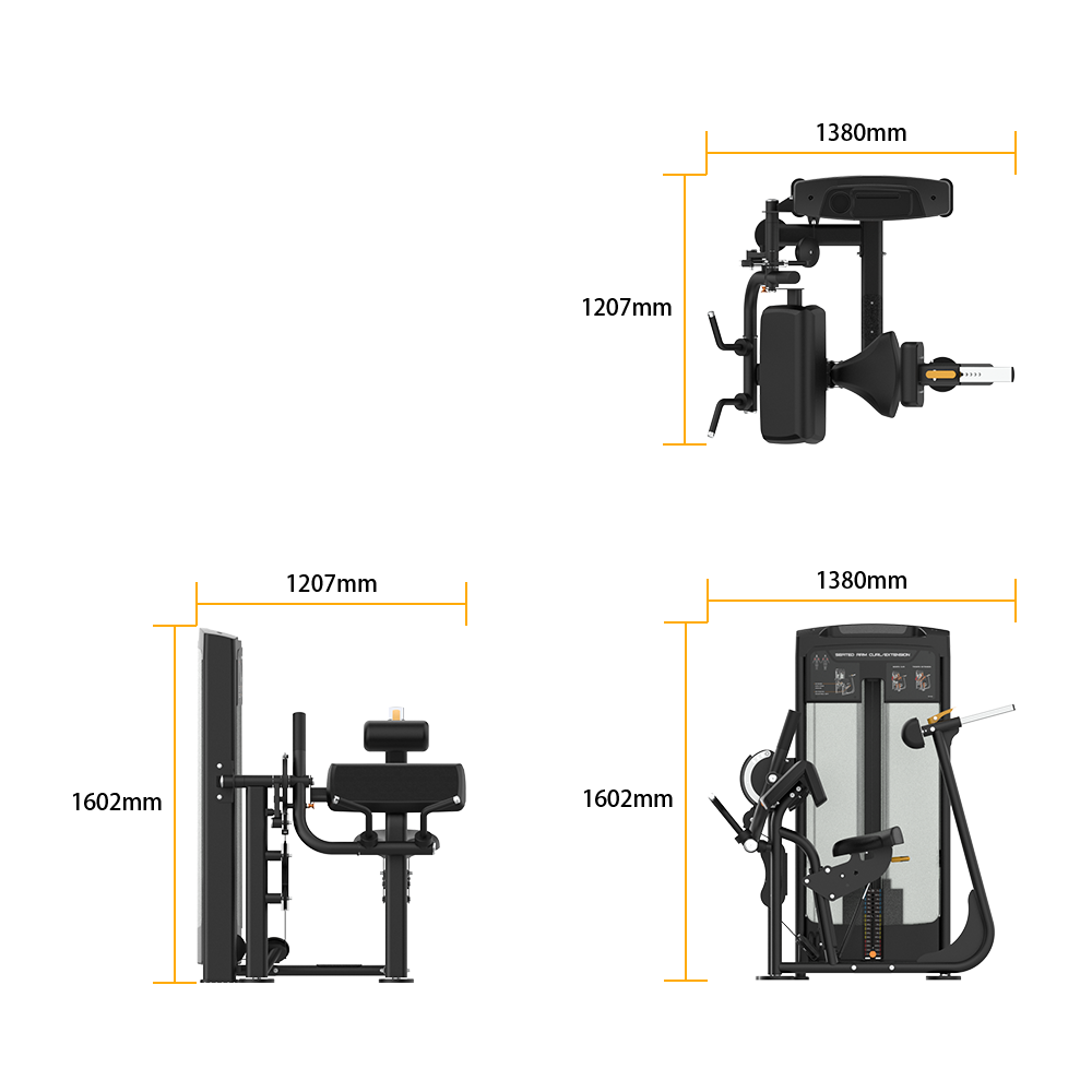 RE8044 SEATED ARM CURL/EXTENSION specifications