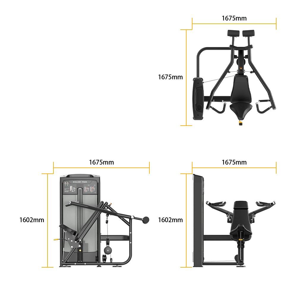 RE8004 ISO-LATERAL SHOULDER PRESS specifications