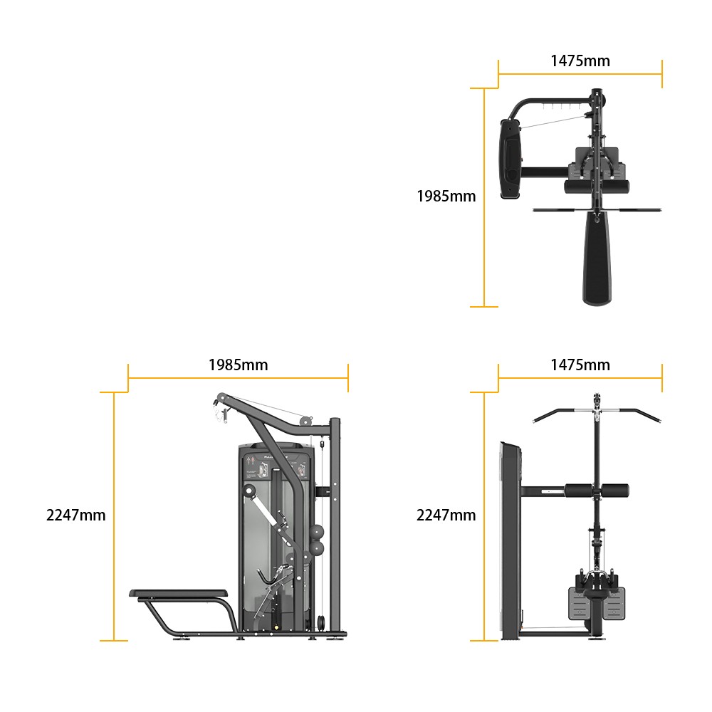 RE8026 LAT PULLDOWN/SEATED ROW specifications