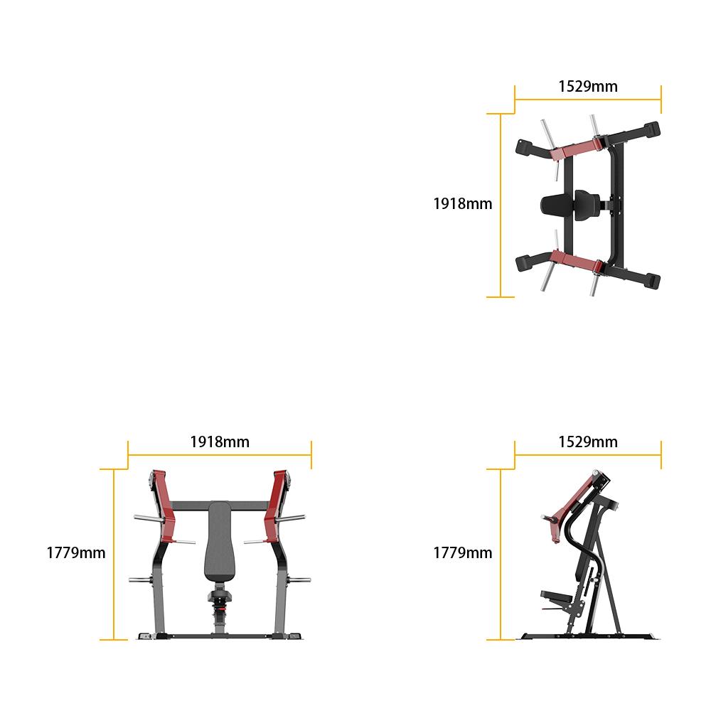 DH002 INCLINE CHEST PRESS specifications