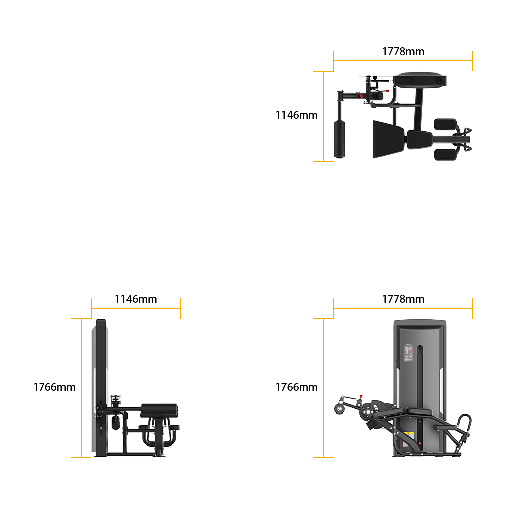 SA015 PRONE LEG CURL specifications