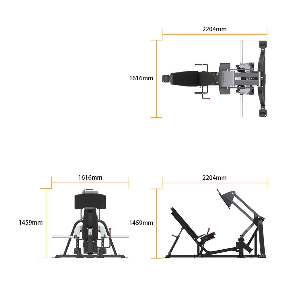 SH008 V LEG PRESS specifications
