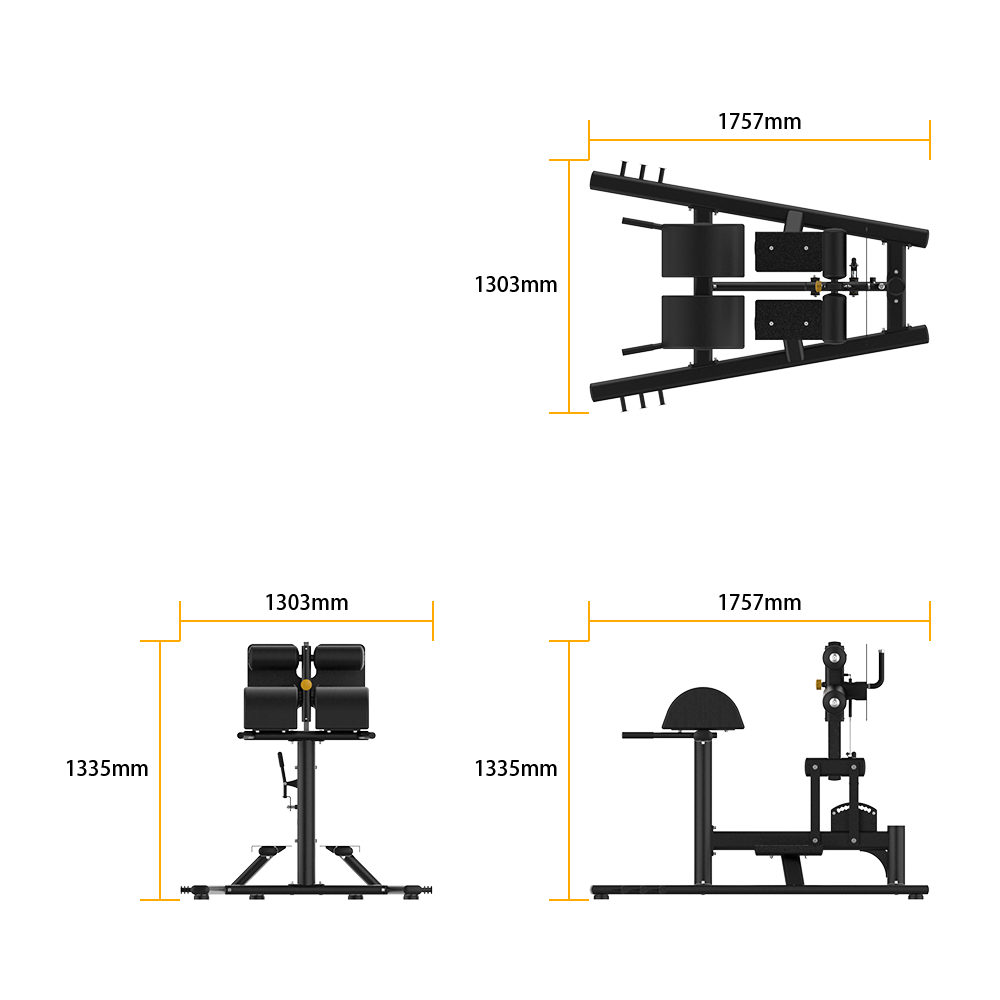 RE6032 GLUTE/HAM DEVELOPER BENCH specifications