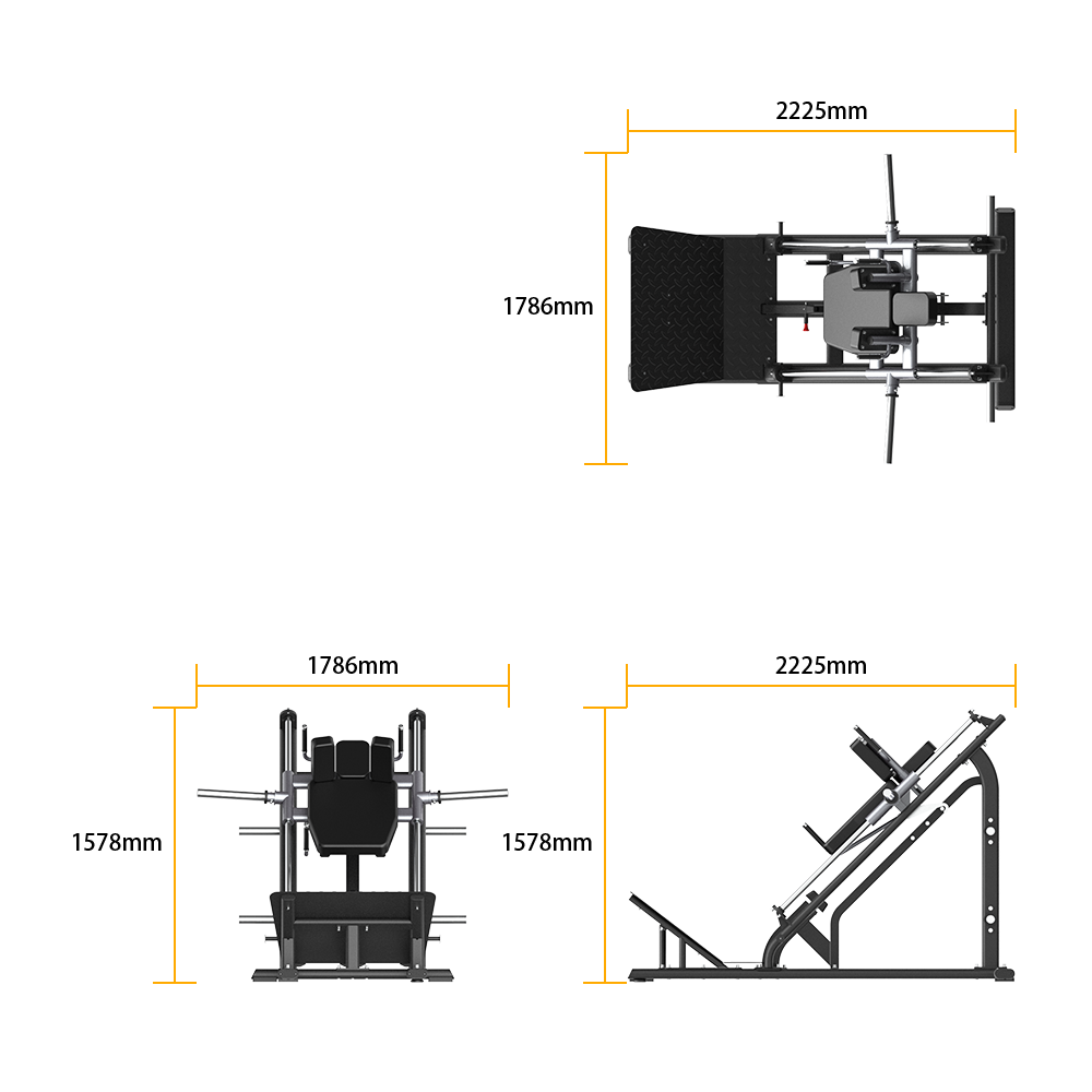 SH036 HACK SQUAT specifications