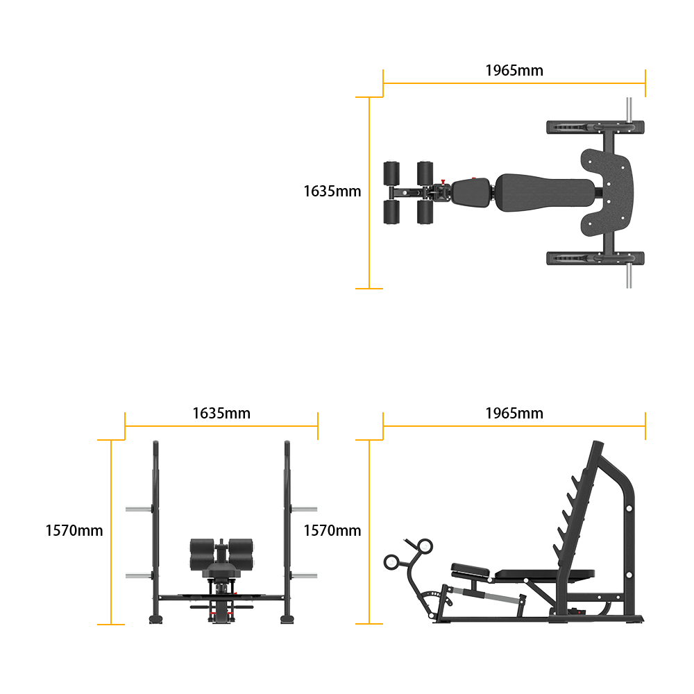 SH048 MULTI CHEST PRESS BENCH specifications