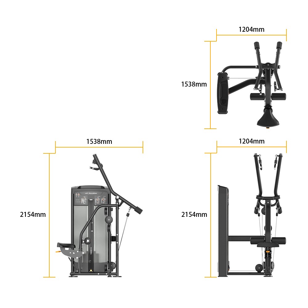 RE8028 ISO-LATERAL LAT PULLDOWN specifications
