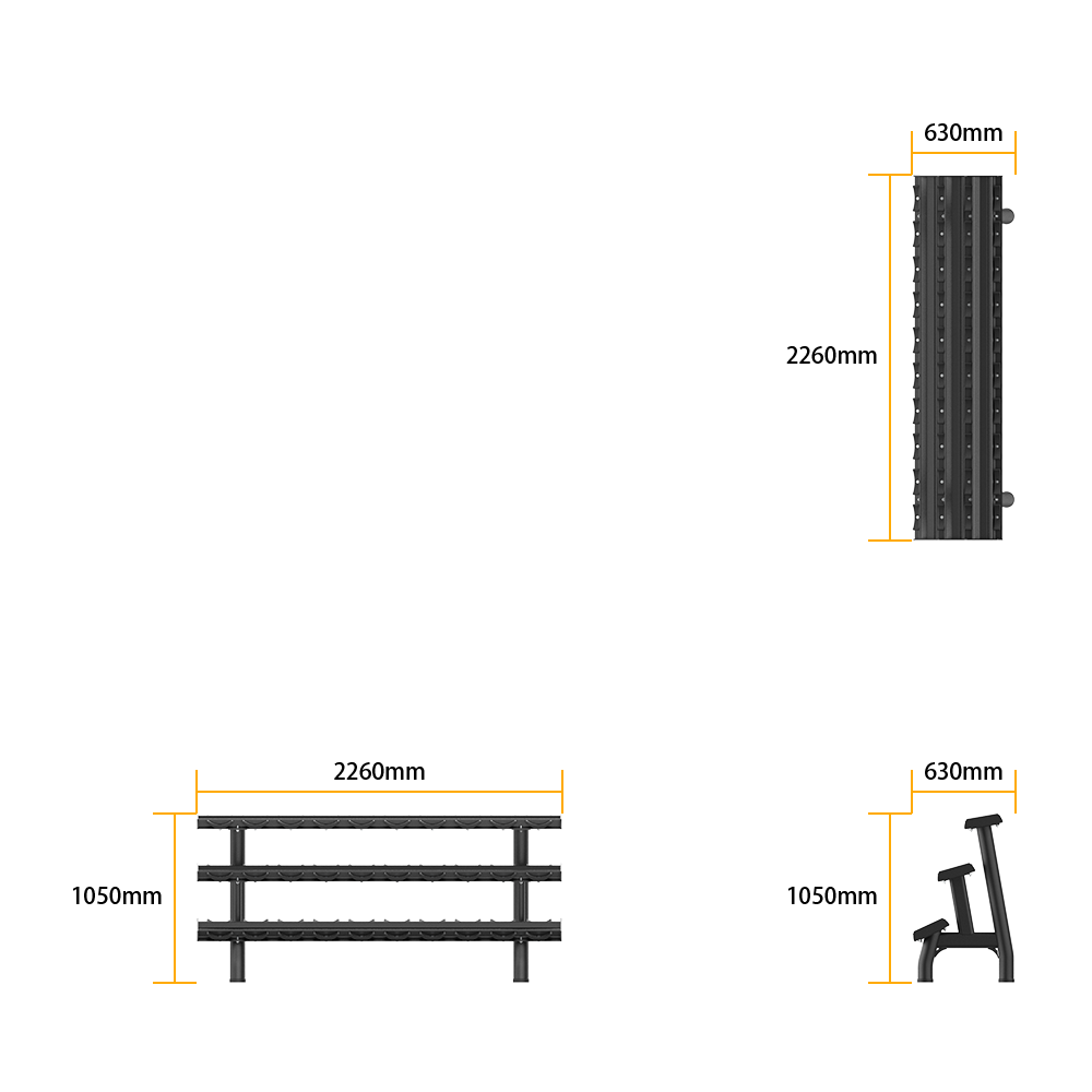 RE6027 DUMBBELL RACK specifications