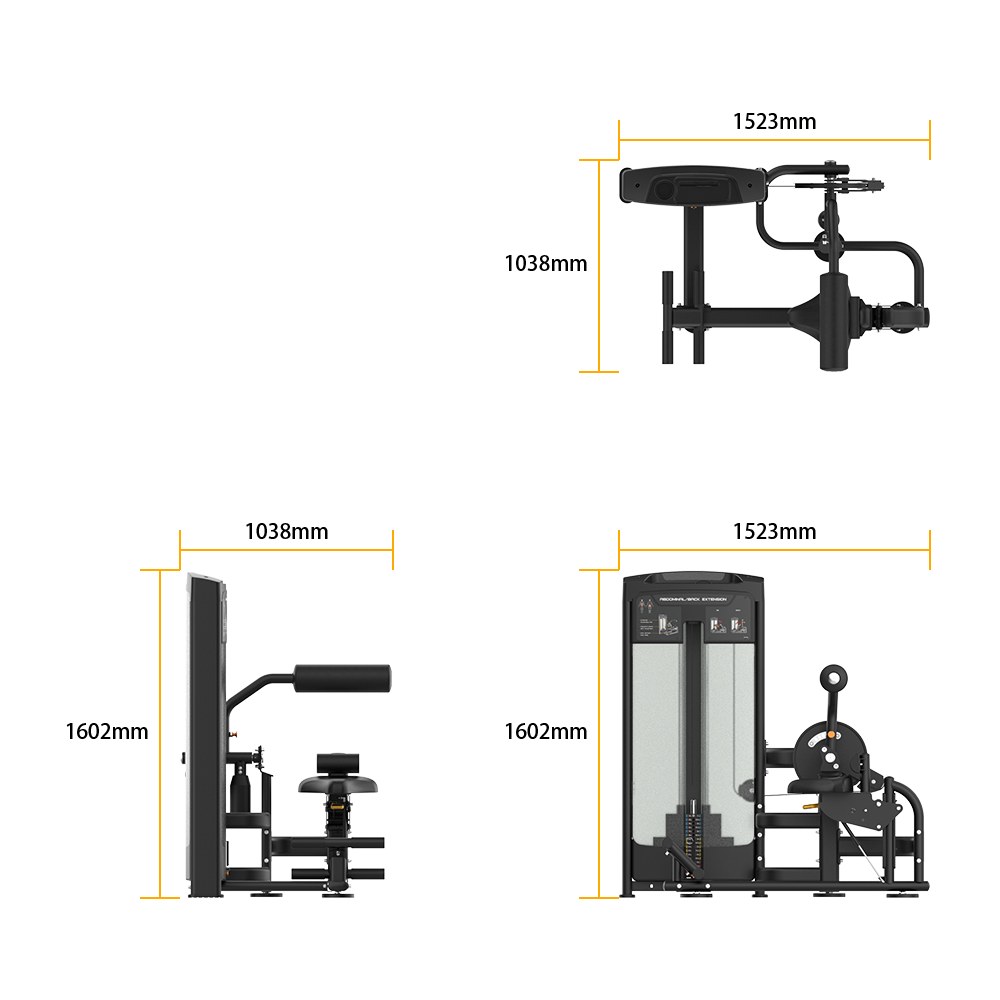 RE8009 ABDOMINAL/BACK EXTENSION specifications