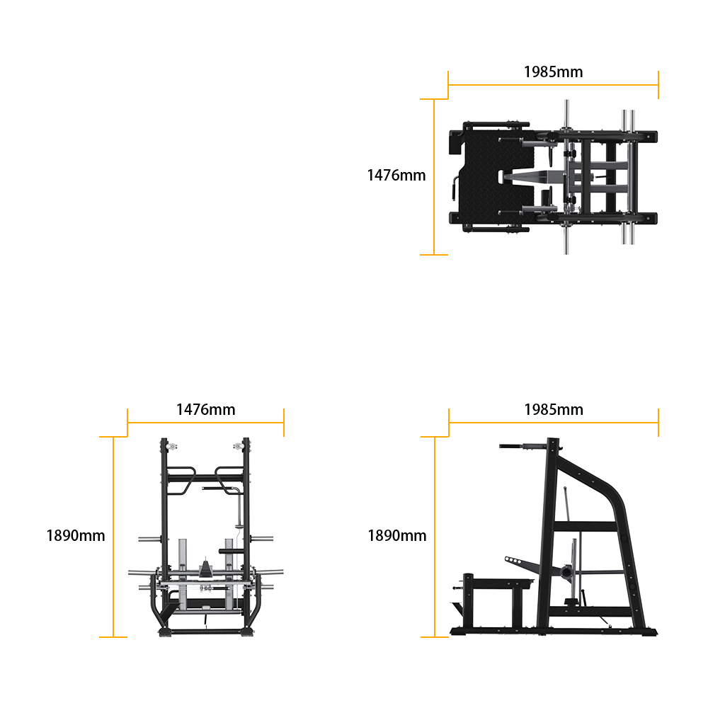 SH039 MULTI BELT SQUAT specifications