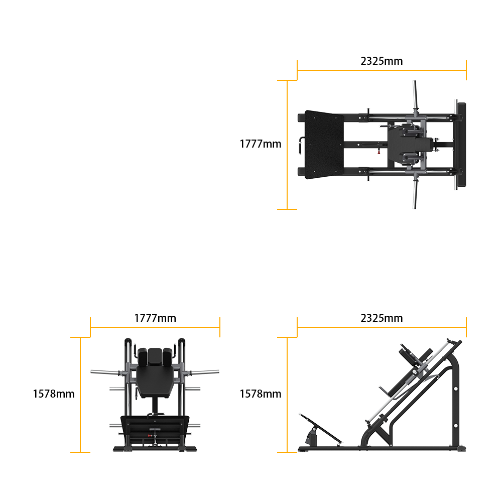 SH066 HACK SQUAT specifications